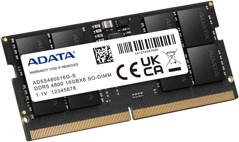 ADATA RAM AD5S48008G-S SO DIMM 8GB 4800Mhz DDR5 One size
