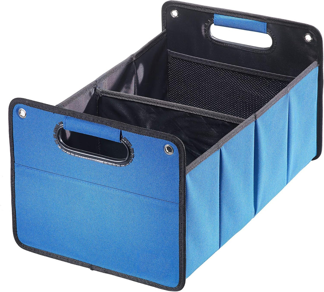 CB Präsentwerbung GmbH Kofferraumtasche aus Polyester mit stabilem Boden (blau - neutral) - Klappbox