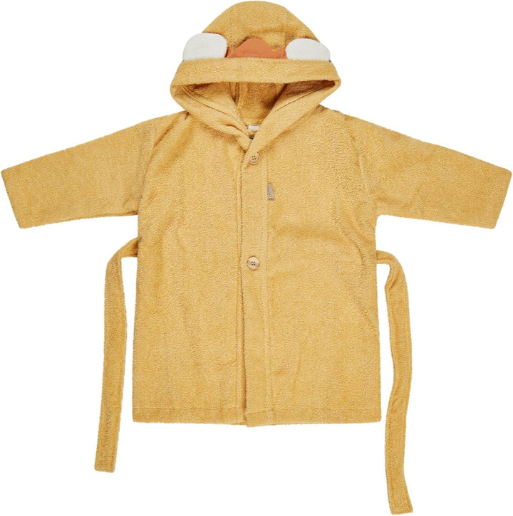 Sterntaler Unisex Kinder Bademantel Löwe Leo Baby- und Kinder Bademantel (1er Pack) 104 ocker, 104 o