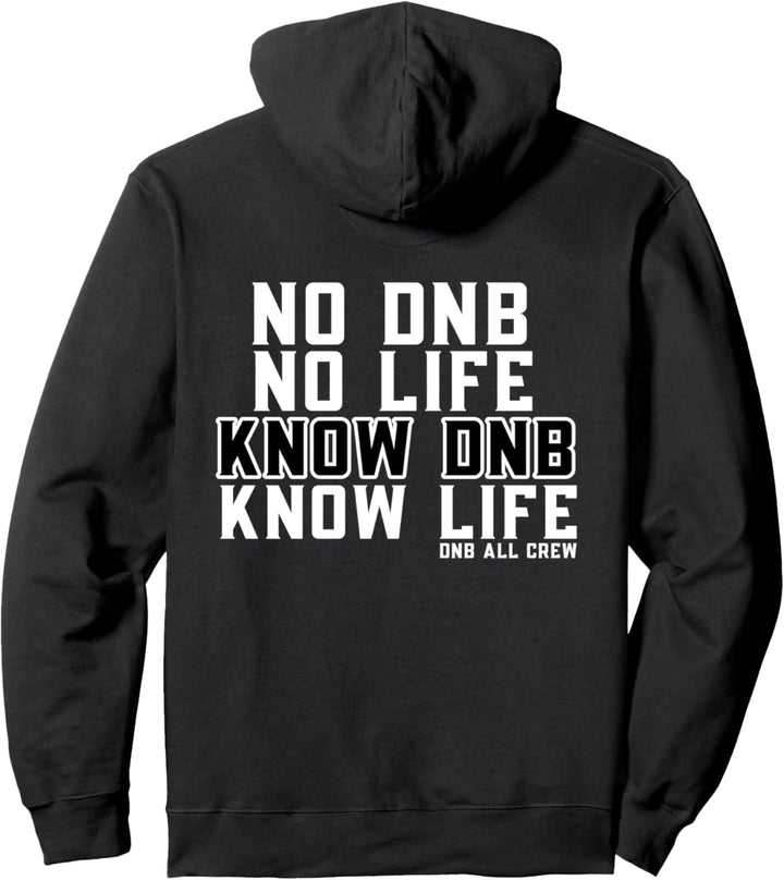 Drum And Bass Music Liquid Jungle Rave EDM DnB Festival Pullover Hoodie