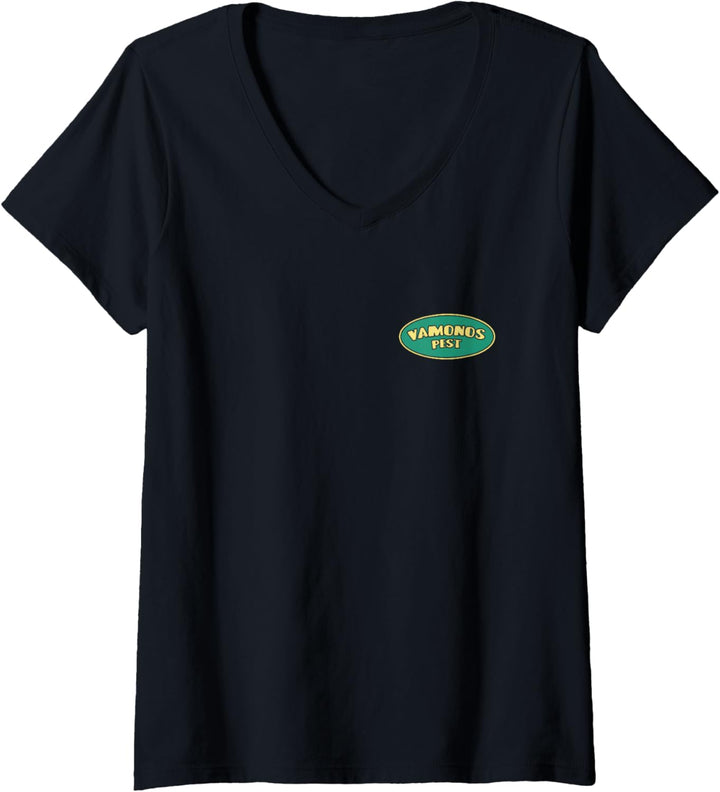 Breaking Bad Vamanos Pest Rückseitendruck T-Shirt mit V-Ausschnitt