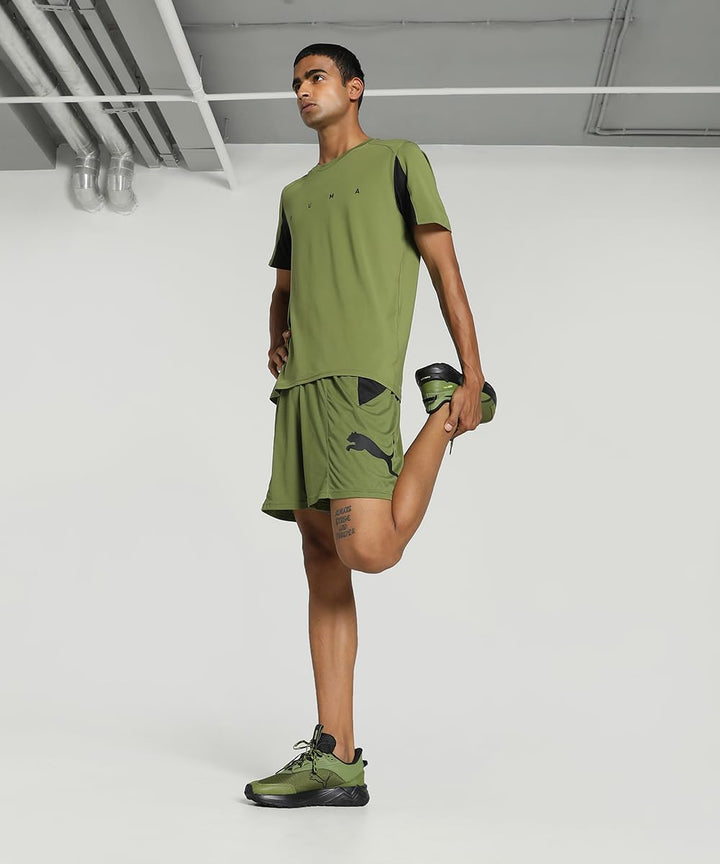 PUMA Herren Gestrickte Shorts 3XL Olive Green, 3XL Olive Green