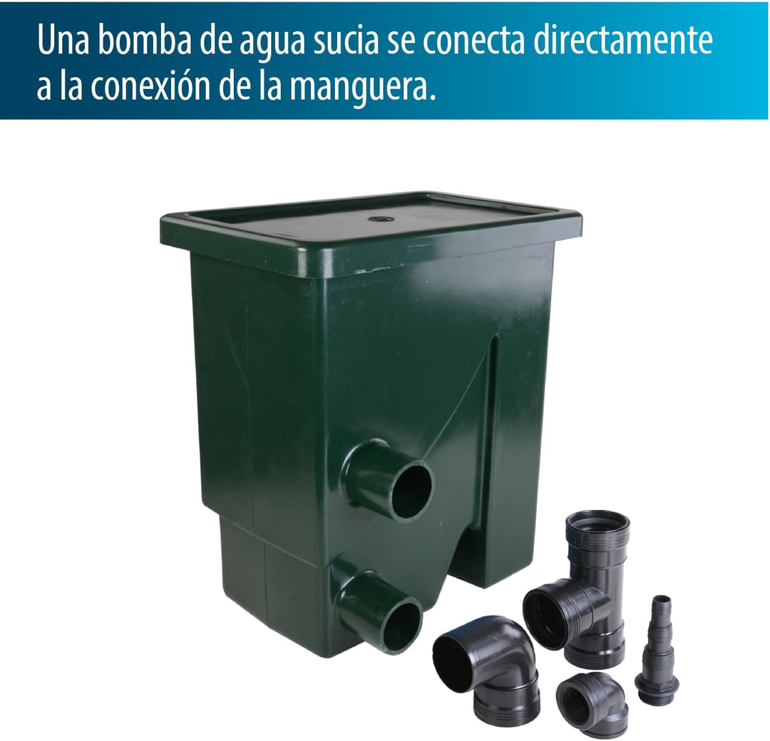 AquaForte CompactSieve, 49x32x55cm, Siebelement 40x24cm und Durchlass 300 Micron, Max. Leistung 15m³