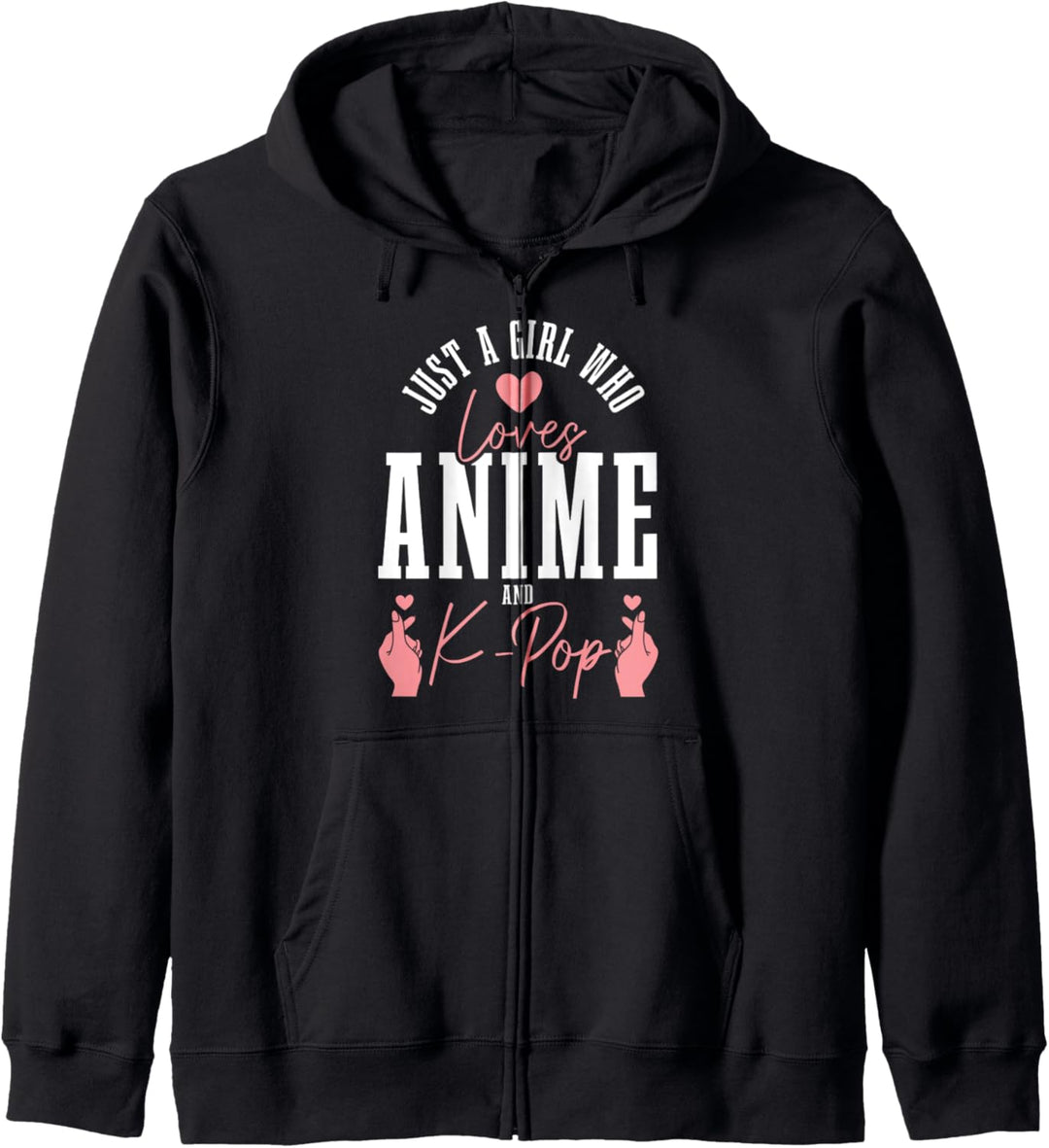 Nur ein Mädchen, das Anime & K-Pop liebt Kapuzenjacke