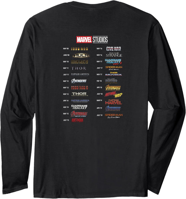 Marvel Studios MORE THAN A FAN 10th Anniversary Langarmshirt