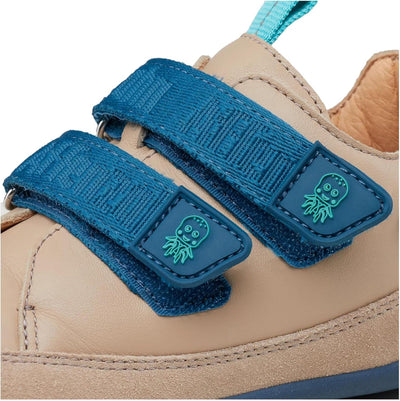 Affenzahn Barfussschuh Leder Buddy mit Klettverschluss Weich rutschfest Flexibel Reflektierend für J