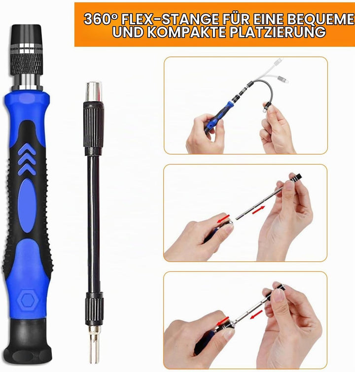 142 in 1 Feinmechaniker Werkzeug Schraubendreher Set, Werkzeugset, Precision Screwdriver Set, Handy