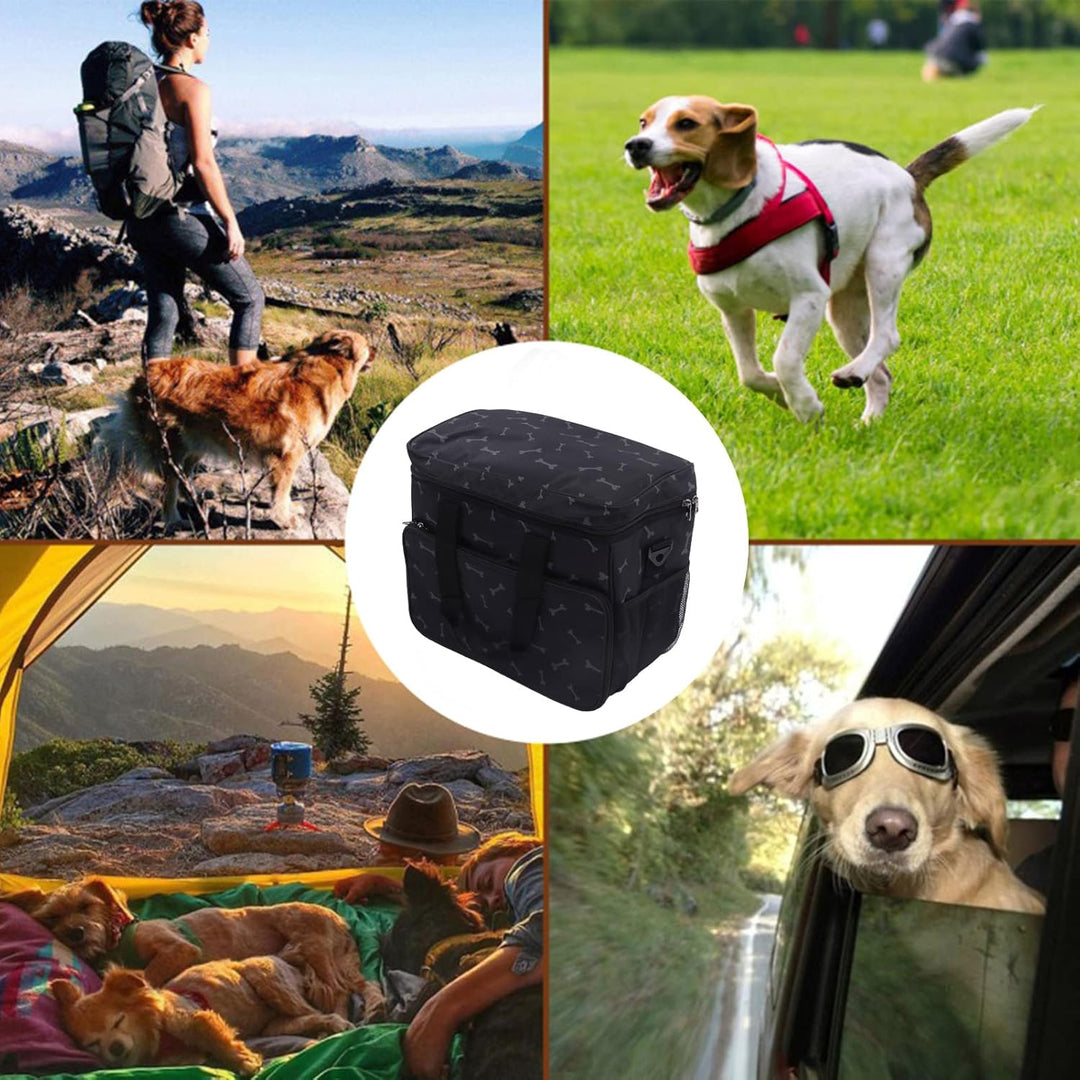 Hundereisetasche mit Multifunktionstaschen, für Reisen, Wandern, Outdoor-Aktivitäten