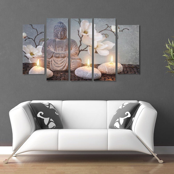 Feeby. Leinwandbild - 5 Teile - Bilder, Wand Bild, Wandbilder, Kunstdruck XXL, 5-Teilig, Typ B, 150x