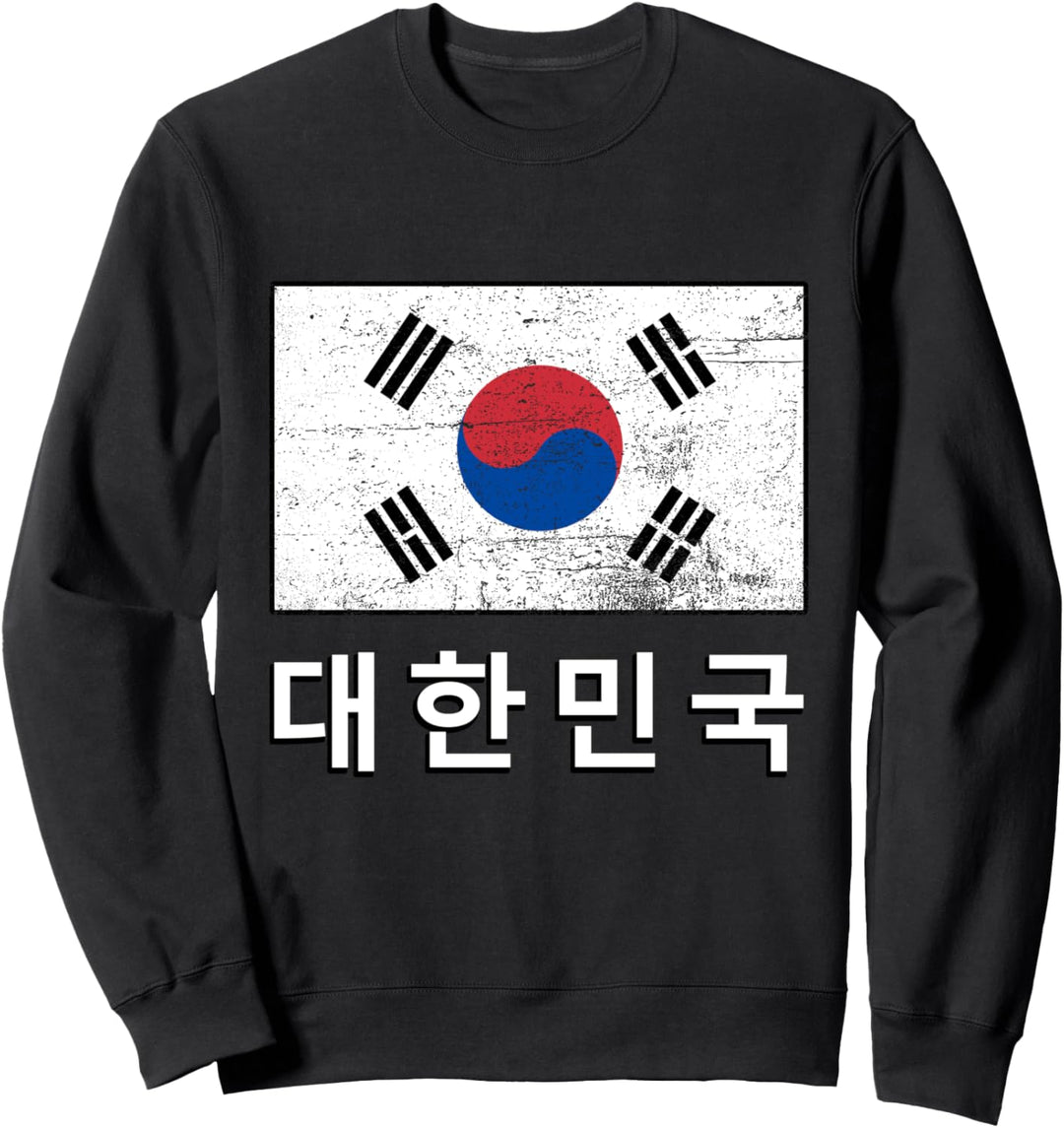 Südkorea, Flagge Südkorea, Südkorea-Flagge. Sweatshirt