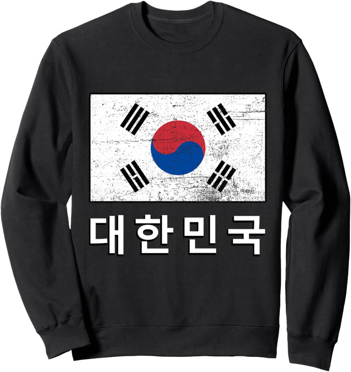 Südkorea, Flagge Südkorea, Südkorea-Flagge. Sweatshirt