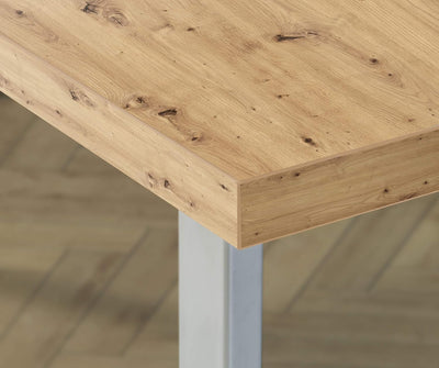 FORTE Tischsystem: Tischplatte aus Holzwerkstoff in Artisan Eiche, 160 x 3,8 x 90 cm Artisan Eiche D