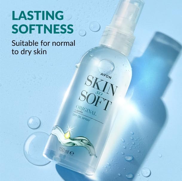 Skin so Soft Original Dry Oil Spray mit Jojoba, 150 ml, 3 Stück 150 ml (3er Pack), 150 ml (3er Pack)