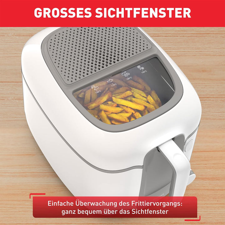 Tefal Fritteuse Super Uno Access FR3100 | Kapazität 2,2 L | Spülmaschinengeeignete Teile | Geruchsfi