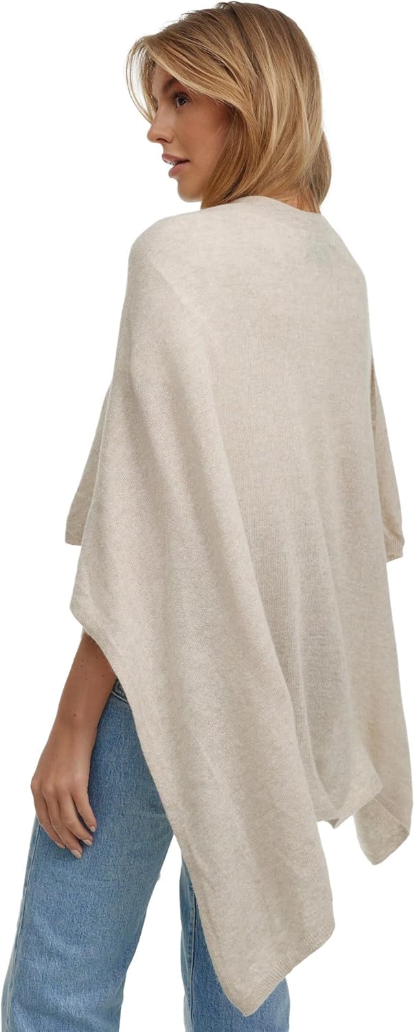 Damen Poncho,Schal Pullover, Lange Strickjacke, Strickpullover, Mantel,XXL Umhängetuch,Tunika für So