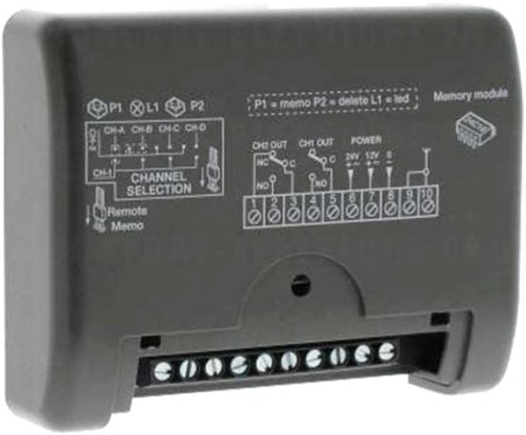 CARDIN S 449 RXM 2CH Mini Bikanal-Receiver 433Mhz Serie S449 (Code RQM449200)