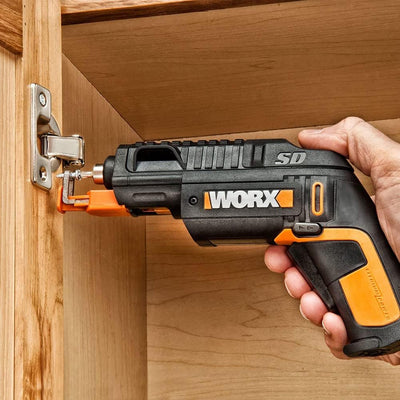 WORX WX255 Akkuschrauber mit automatischem Wechsel des Bit-Magazins & optionalem Schraubenhalter für