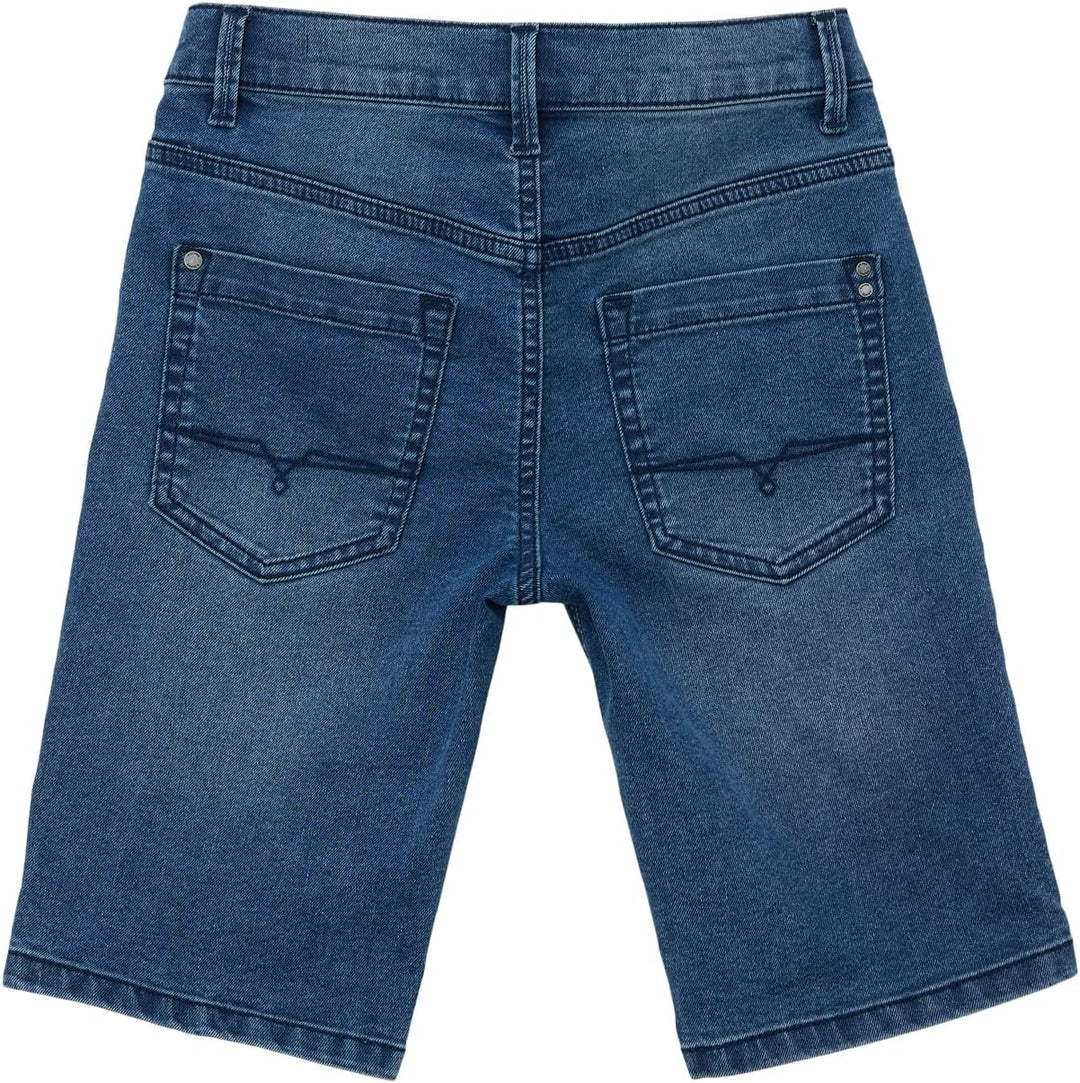 s.Oliver Jungen Jeans Bermuda, Seattle Slim Fit 140 Blau 55z4, 140 Blau 55z4