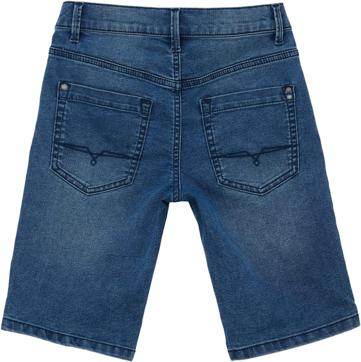 s.Oliver Jungen Jeans Bermuda, Seattle Slim Fit 140 Blau 55z4, 140 Blau 55z4