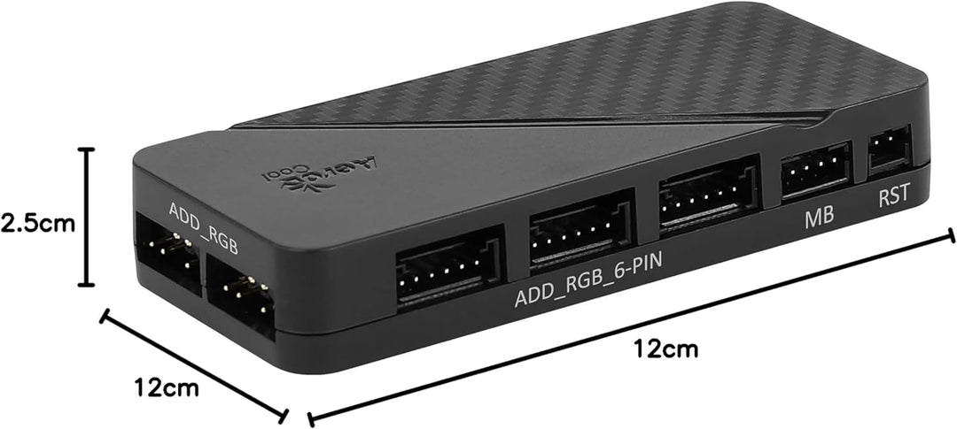 Aerocool Astro 12 Pro Bundle – 3x ARGB Fans 120mm, 1x H66F RGB Hub, Omni ARGB Lighting and 18 LEDs,