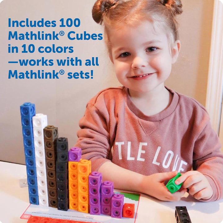 Learning Resources MathLink Builders - STEM-Entdecker, steckwürfel grundschule, rechenhilfe grundsch