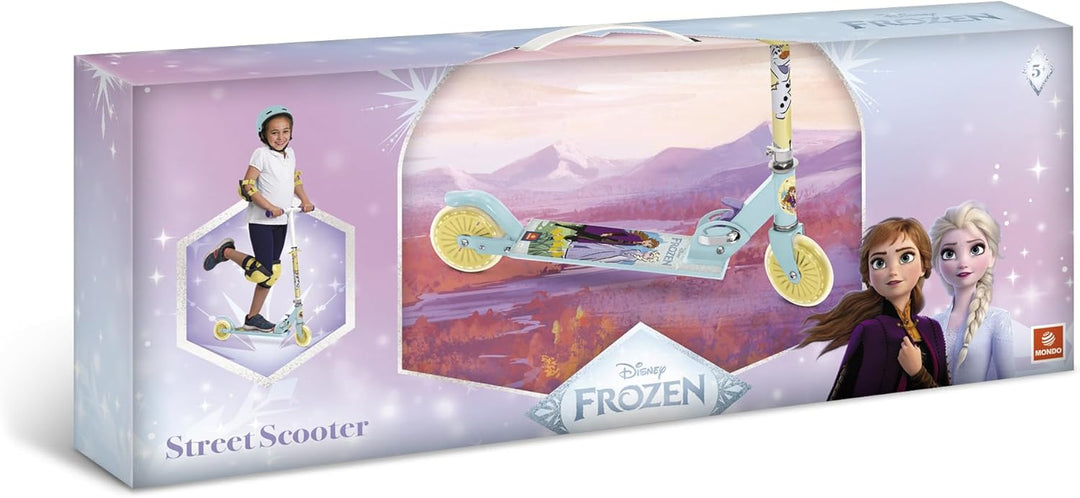 Mondo Toys - Aluminiumroller für Jungen / Mädchen FROZEN - verstellbarer Lenker - 2 Räder - 28221