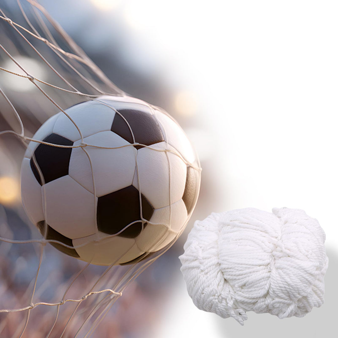 Fussballtor Netz, 3m x 2m Fussball Tornetz, Polypropylen Ersatznetz für Fussballtor, Fussball-Torpfo