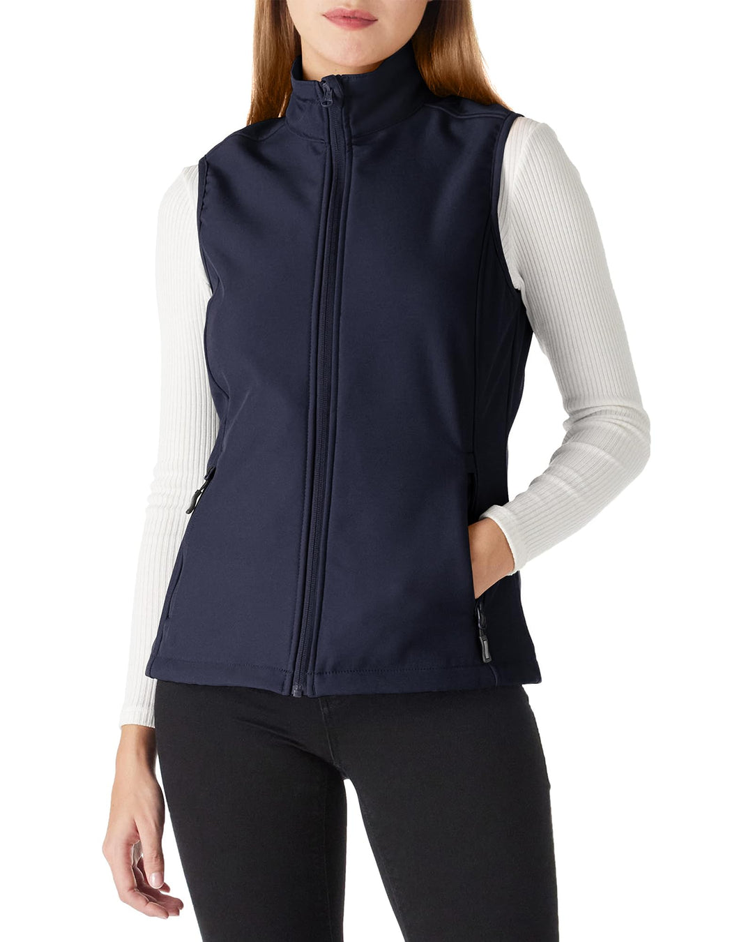 Outdoor Ventures Damen Sport Softshell Weste Leichte Ärmellose Jacke Frauen Gilets Winddicht Warm Fl