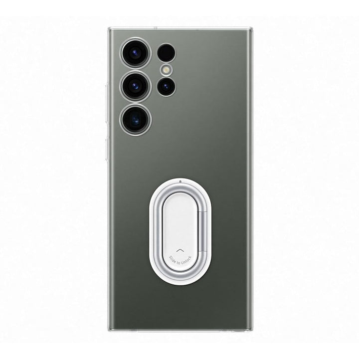 Samsung Clear Gadget Smartphone Case EF-XS918 für Galaxy S23 Ultra, Handy-Hülle, Standfuss, Durchsic