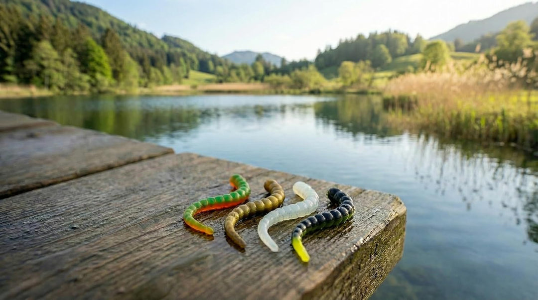 Zite Fishing Curly Viper Forellen Gummiköder 8 STK, 6,5cm - Schlangenartiger Forellenköder - UL Ange