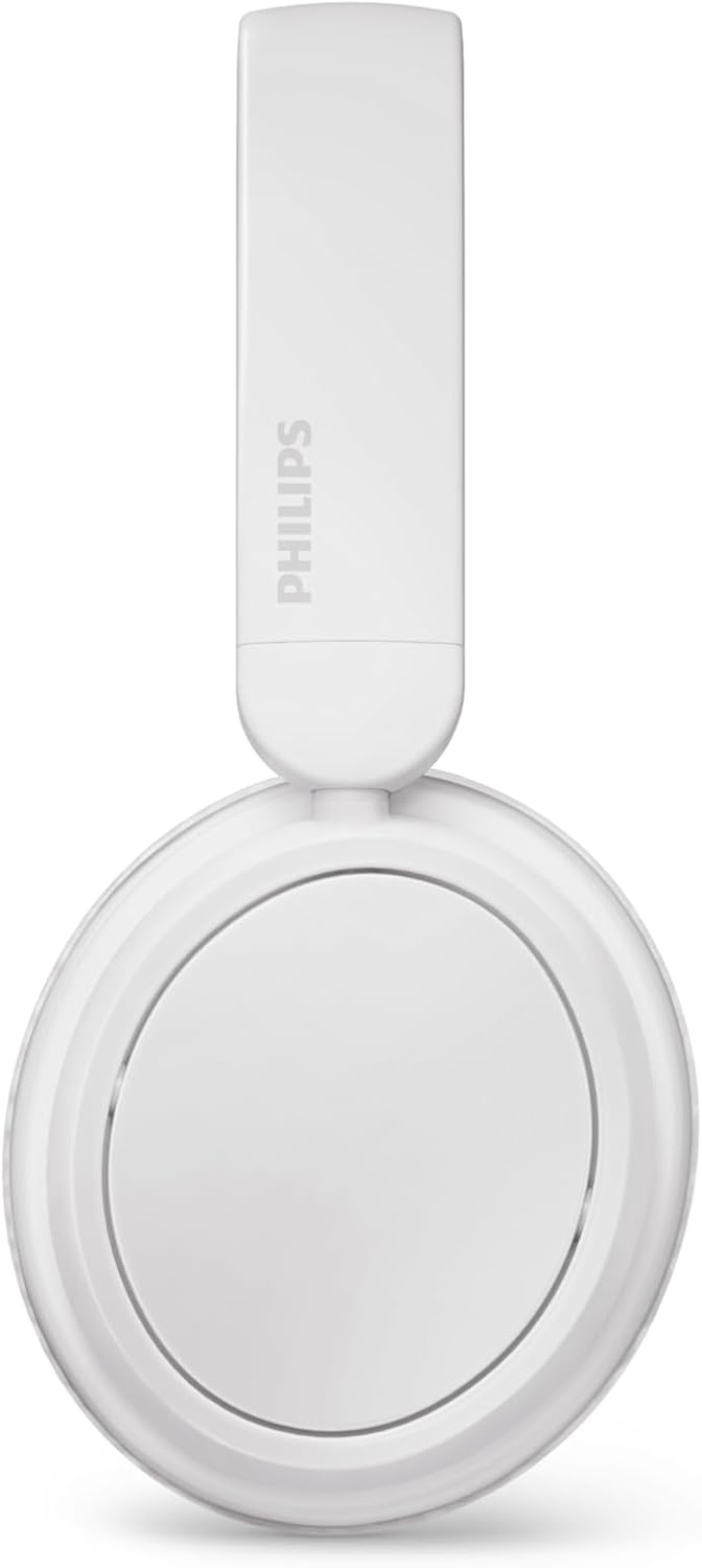 Philips TAH5219WT Leichter ohraufliegender kabelloser Bluetooth-Kopfhörer mit passiver Geräuschisoli