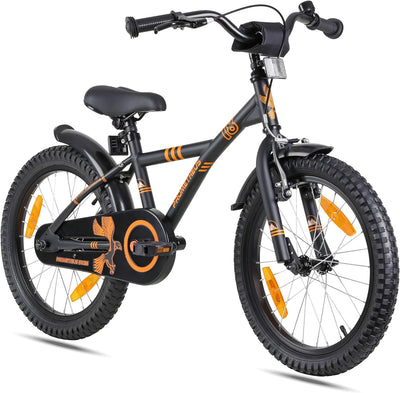 PROMETHEUS BICYCLES Kinderfahrrad 18 Zoll Jungen ab 6 Jahre - Kinder Fahrrad 18 Zoll Junge Mädchen F
