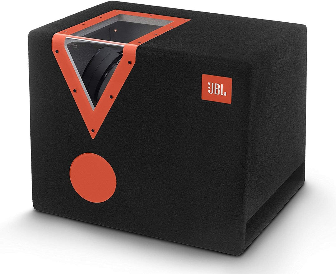 JBL Car CSX-1400BP 12 Zoll (300mm) Auto-Stereoanlage Bandpass Subwoofer mit Acryl-Fenster - Schwarz/