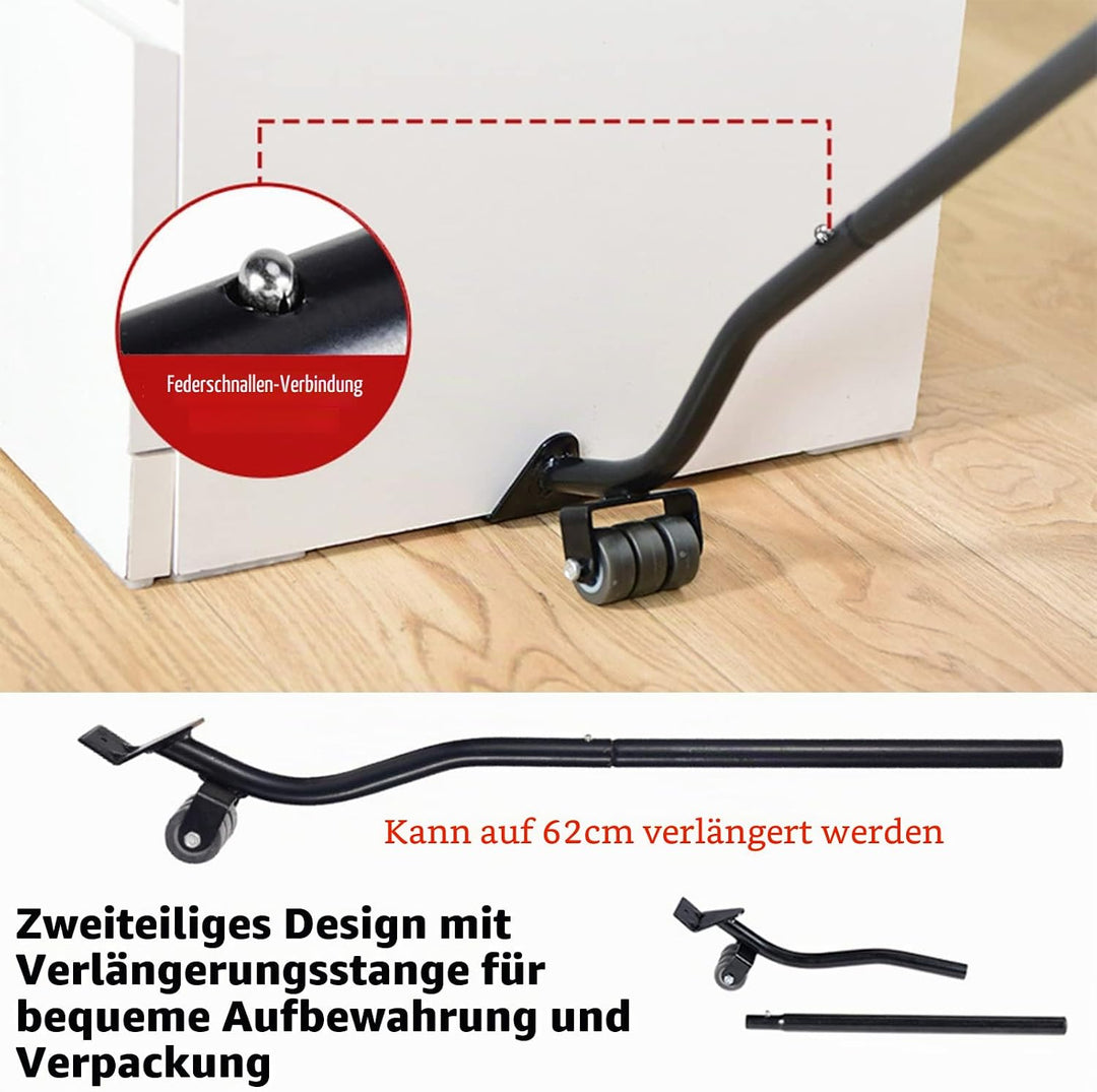 Möbelroller Transportroller, 1000kg Tragkraft Möbelheber Möbelbeweger rutschfeste Beschichtung Schwe