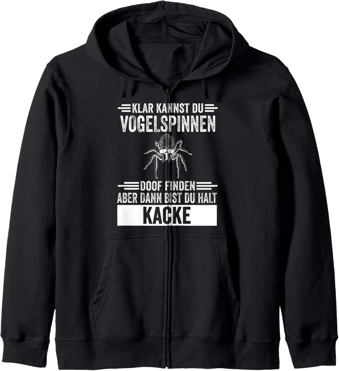 Vogelspinne Kapuzenjacke