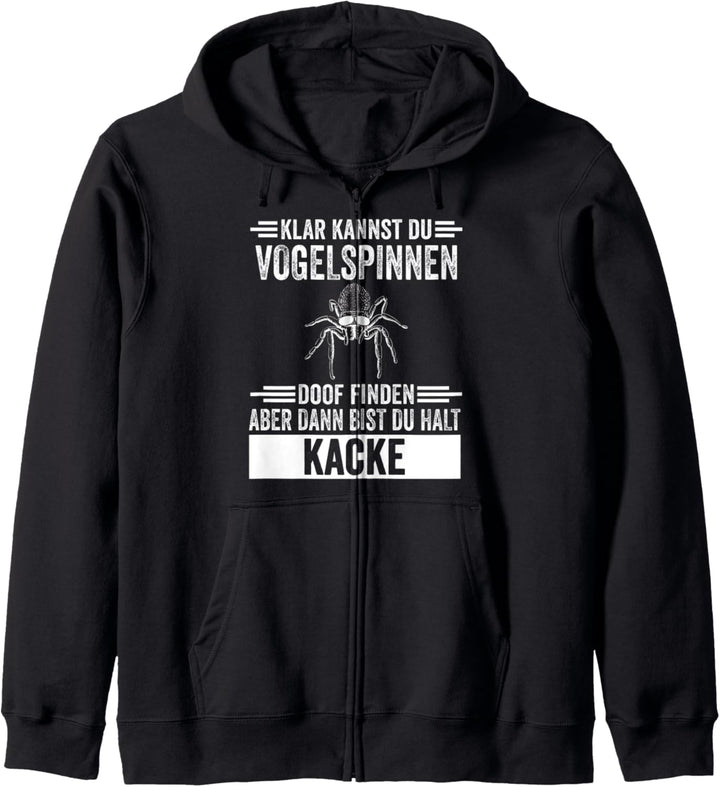 Vogelspinne Kapuzenjacke