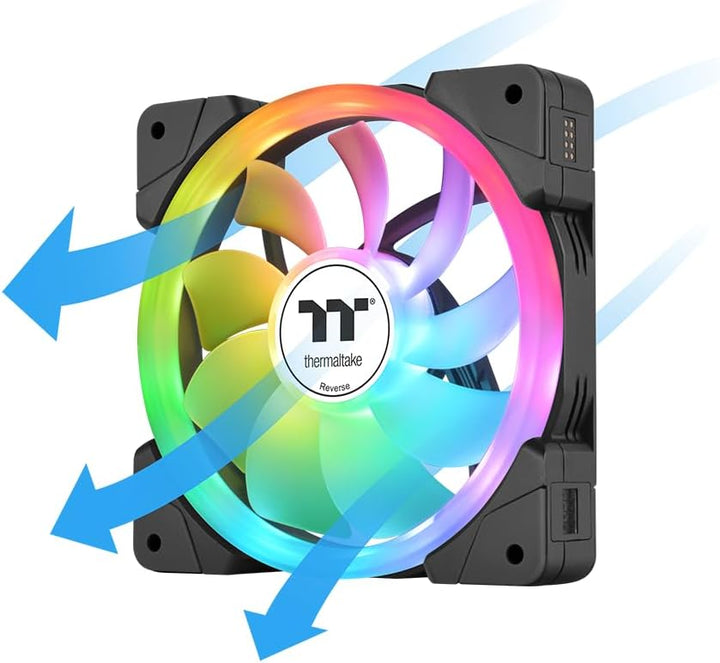 Thermaltake SWAFAN EX12 ARGB PC Cooling Fan White TT Premium Edition 3 Fan Pack 120mm Weiss, 120mm W