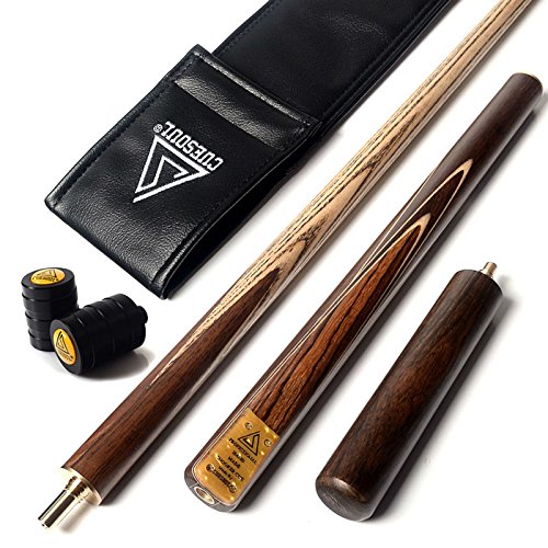 CUESOUL 57 "Handcraft 3/4 Jointed Snooker Queue mit Verl?ngerung/Gelenk Protector verpackt in Kunstl