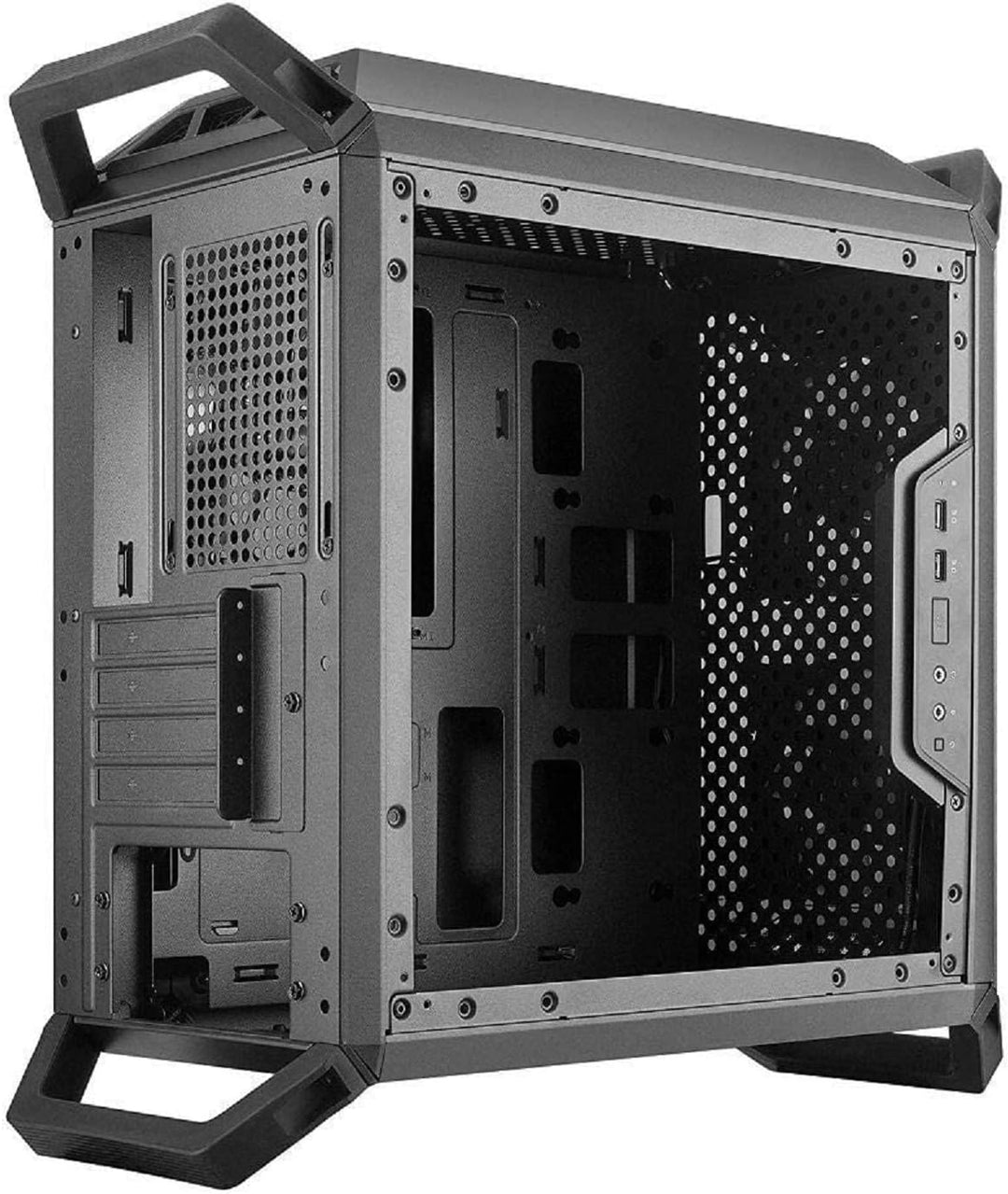 Cooler Master MasterBox Q300P - RGB mATX Mini Tower-Gehäuse für tragbare Spiele mit vollem Seitenber