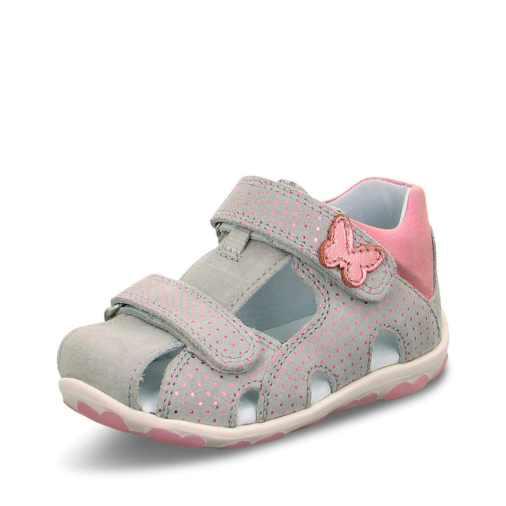 Superfit FANNI Sandale 0-609041 Mädchen 19 EU Hellgrau Rosa 2500, 19 EU Hellgrau Rosa 2500