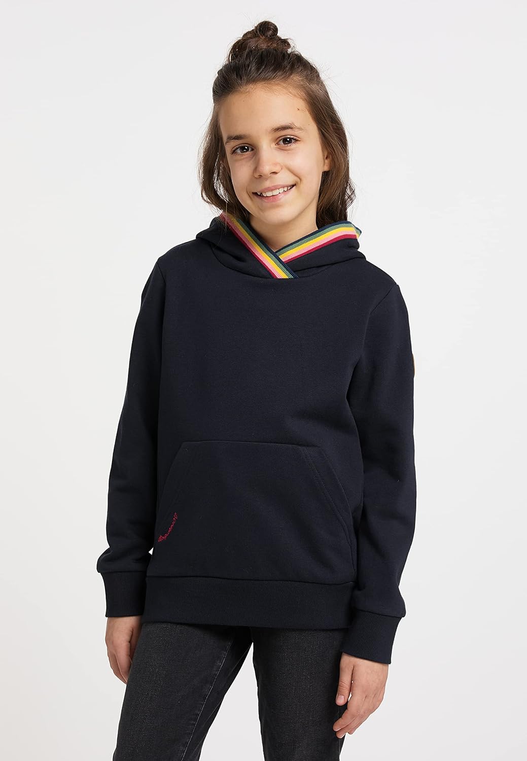 Ragwear Madlenka Mädchen Sweatshirt, Kapuzenpullover, Sweater, Pullover, 128 Navy