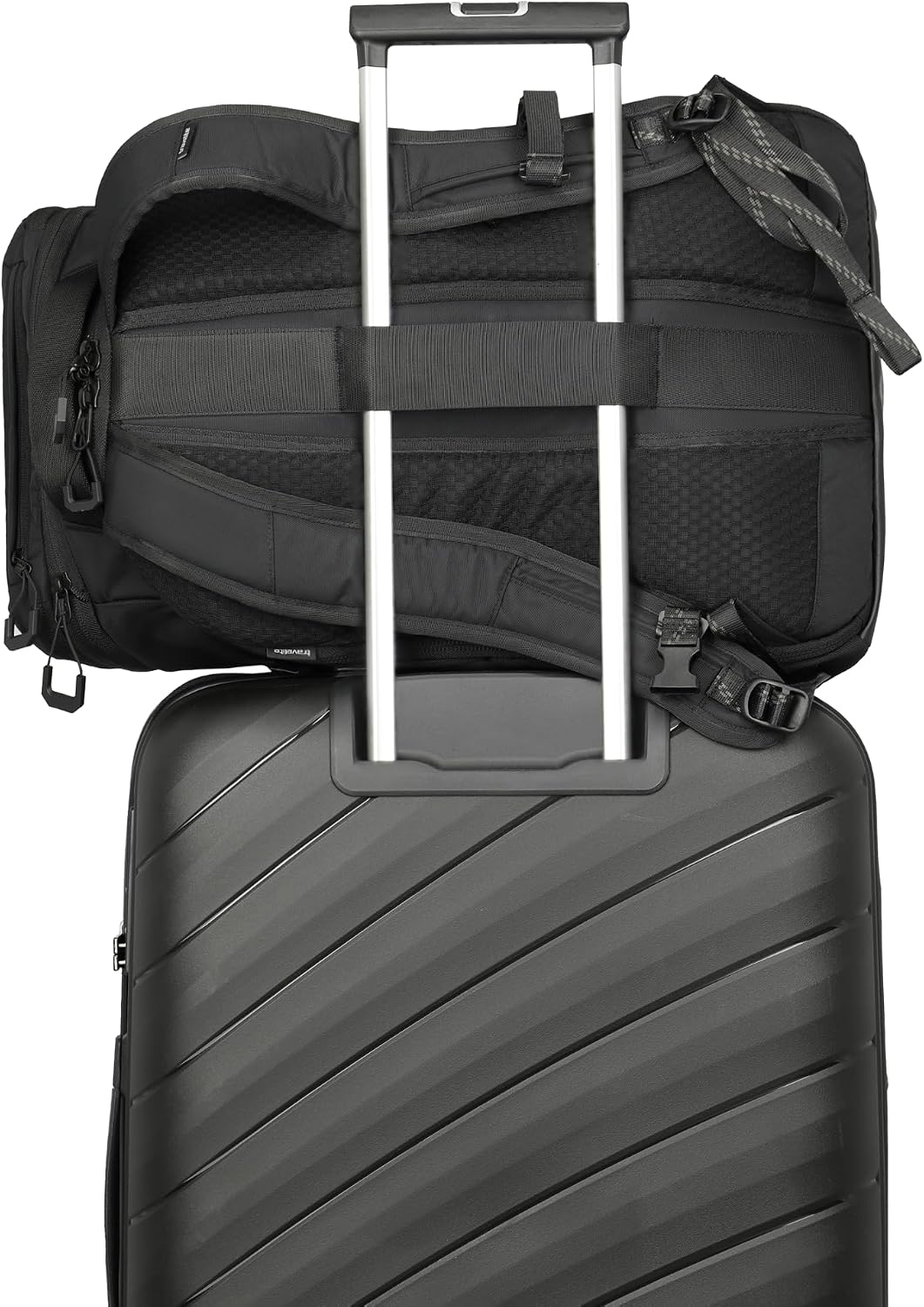 Travelite Rucksack VENTURE LINE XL, 33x53x20 cm, 37 L erweiterbar, robustes Nylon, Laptopfach 15,6 Z
