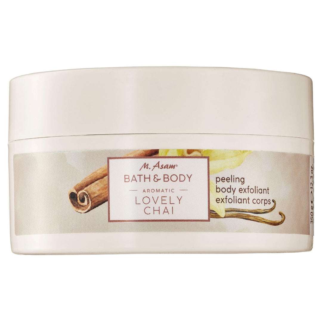 M. Asam BATH & BODY LOVELY CHAI Peeling (350 g) – entfernt Hautschüppchen sanft & verleiht geschmeid