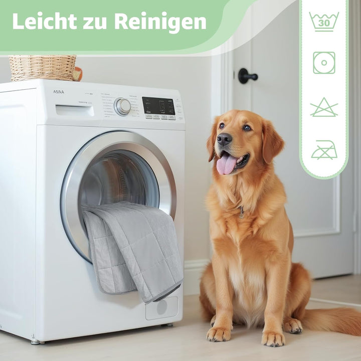 PICK FOR LIFE Kühlmatte Hund Selbstkühlend, 76x101cm Waschbar Kühldecke für Hund &amp; Katzen, Ultraweic