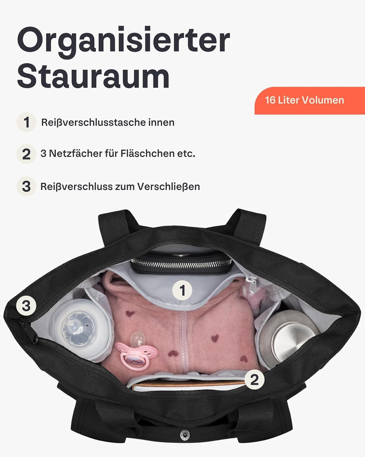 Johnny Urban Wickelrucksack & Wickeltasche für Kinderwagen - Blair - Kinderwagentasche mit vielen Fä