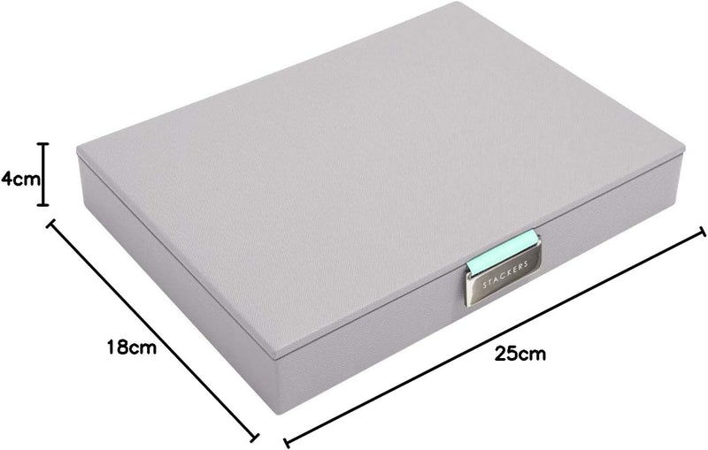 Stackers Grau Mint Klassisch Schmuckschatulle Deckel Dove Grey/Mint, Dove Grey/Mint