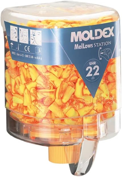 Moldex 7625 SNR 22 Einweg-Schaumstoff-Ohrstöpsel Mellows Station (250 Paare)