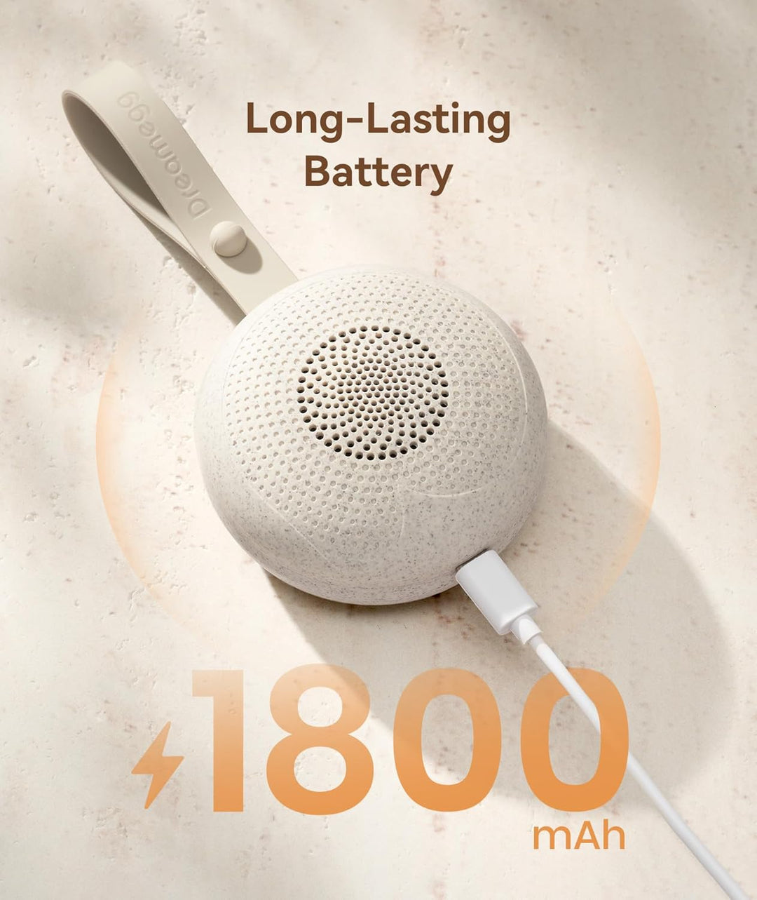 Dreamegg Tragbare White Noise Machine Babys aus Nachhaltigen Materialien, Gerät für Weisses Rauschen