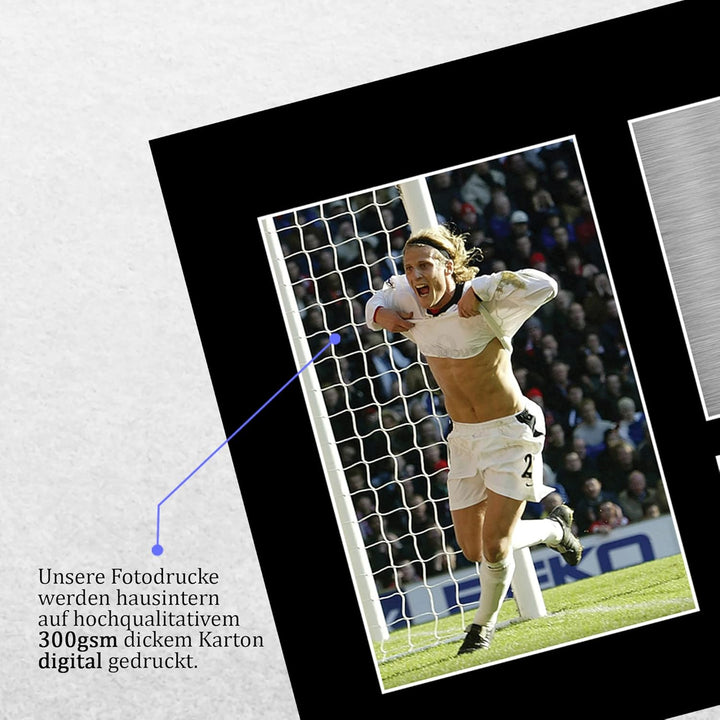 HWC Trading A4 Diego Forlan – gedrucktes Autogramm für Fussballfans und Fans