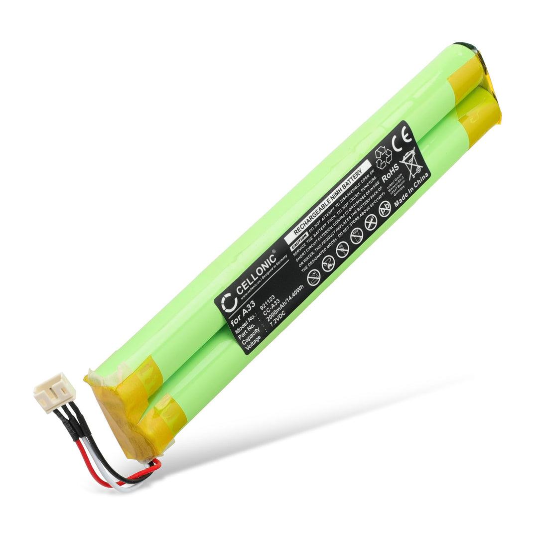CELLONIC 1x Akku für Lautsprecher kompatibel mit TDK Life On - (2000mAh, 7.2V)